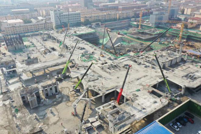 呼和浩开云 开云体育官网特“华润万象城”进入塔楼钢结构施工！(图6)