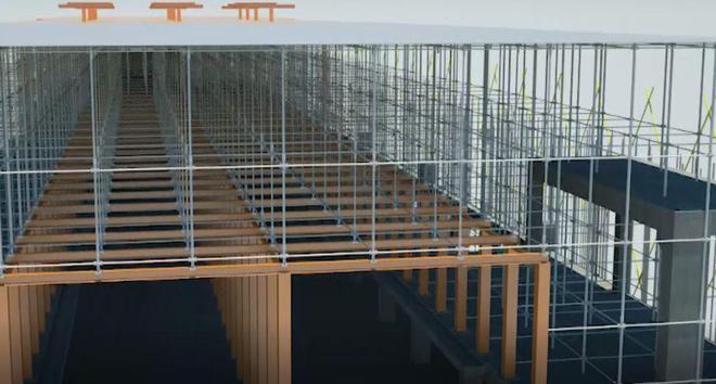 造型比翼齐飞!四川首个网架钢结构城市轨道交通车Kaiyun 开云站开始网架施工(图3) 造型比翼齐飞!四川首个网架钢结构城市轨道交通车Kaiyun 开云站开始网架施工(图3)