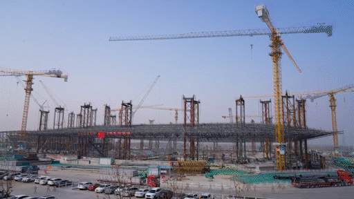 开云 开云体育钢结构丨雄安体育场屋盖钢结构整体提升成功(图1) 开云 开云体育钢结构丨雄安体育场屋盖钢结构整体提升成功(图1)
