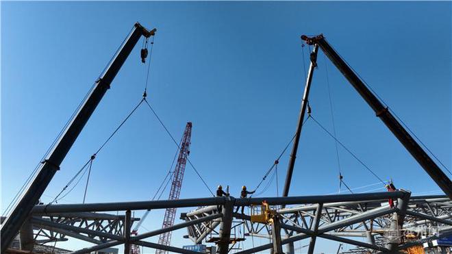 开云 开云体育滨州“鸟巢”主体钢结构已完成施工 预计今年10月底前交付使用(图2)