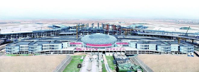 开云 开云体育平台钢结构网壳造型亮相兰州中川国际机场综合交通枢纽工程(图2) 开云 开云体育平台钢结构网壳造型亮相兰州中川国际机场综合交通枢纽工程(图2)