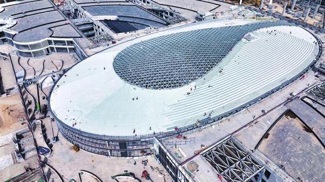 开云 开云体育平台钢结构网壳造型亮相兰州中川国际机场综合交通枢纽工程(图1) 开云 开云体育平台钢结构网壳造型亮相兰州中川国际机场综合交通枢纽工程(图1)