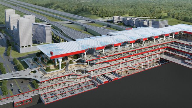 开云 开云体育恭喜！全国在建最大特等站“重庆东站”提前四个月封顶！(图4)