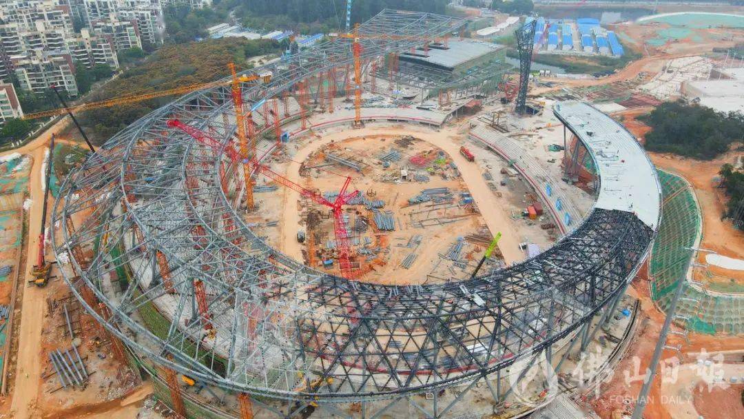 开云体育 开云官网【钢结构·技术】佛山南海区体育中心钢结构封顶(图1)