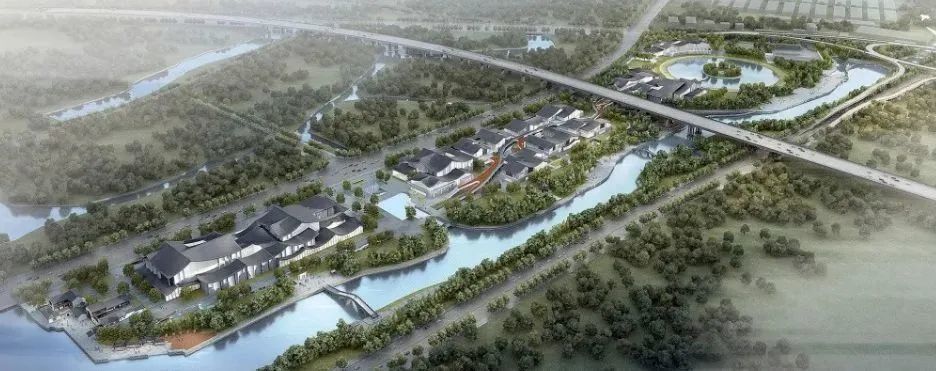 开云APP 开云官网入口新节点！浙东运河文化园钢结构工程整体完工(图1)