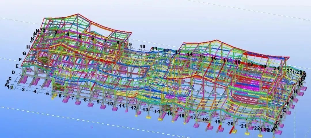 开云APP 开云官网入口新节点！浙东运河文化园钢结构工程整体完工(图3)