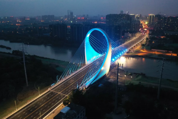 今开云体育 开云平台天淮安运河大桥建成通车！(图8)