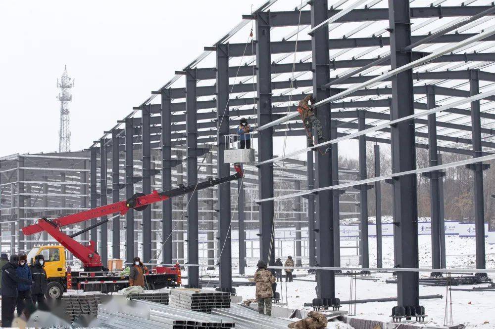 开云 开云体育平台【头条】龙潭经开区小五金创业孵化园项目（一期）钢结构厂房主体安装完成(图1)