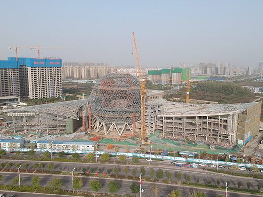 开云体育 开云官网中建七局商丘文化艺术中心工程获中国钢结构金奖(图1)