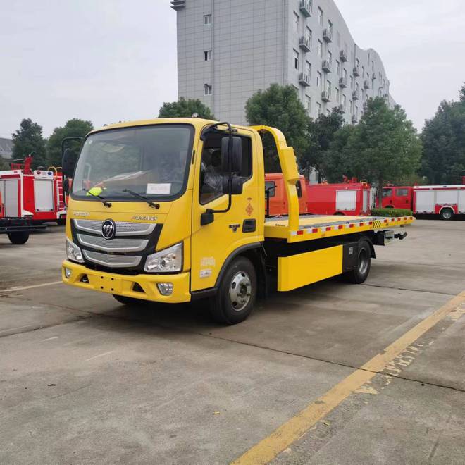 蓝牌清障车-福田欧马可36米轴距“6吨后桥”一开云体育 Kaiyun.com 官网入口拖二拖车更稳(图2)