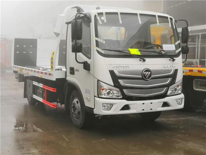 蓝牌清障车-福田欧马可36米轴距“6吨后桥”一开云体育 Kaiyun.com 官网入口拖二拖车更稳(图4)