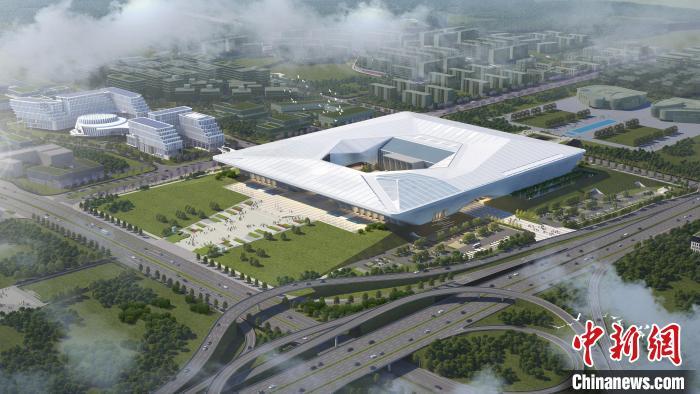 开云体育 开云平台重庆科学会堂项目主体钢结构封顶 总建筑面积与“鸟巢”相近(图2)