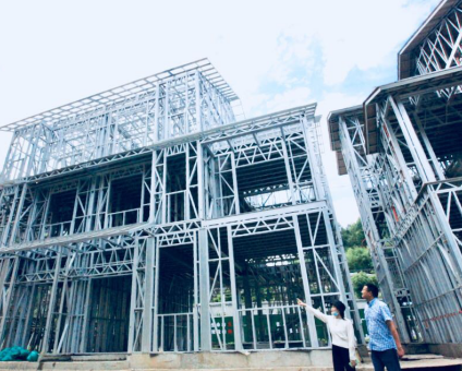 浙江临开云APP 开云官网入口安： 农村兴起钢结构住宅建设(图1)