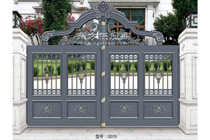 Kaiyun 开云体育锌钢护栏铝艺大门别墅庭院大门(图2)