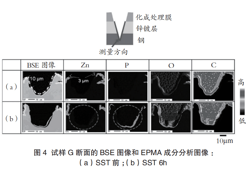 开云APP 开云官网入口化成处理膜缓蚀剂对镀锌钢板划伤部位耐蚀性的影响(图5)
